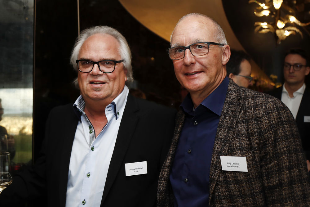 Christoph Schwägli (ATVSL) und Luigi Cescato (Auto Schweiz).