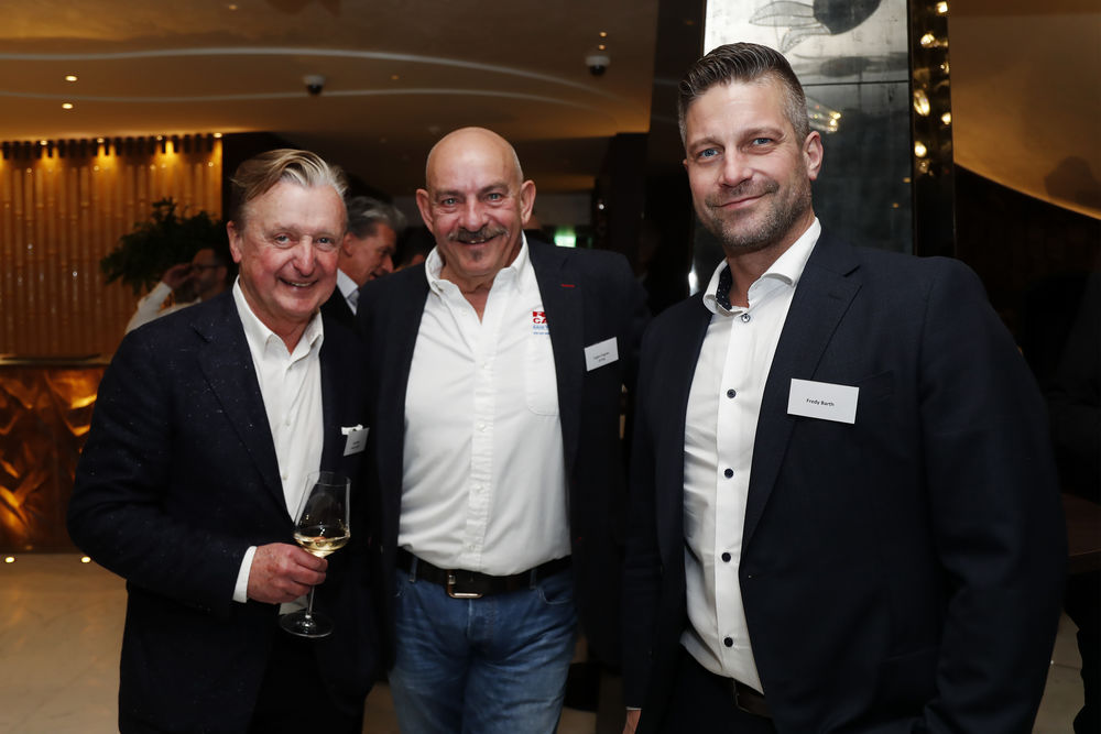 Karl Bieri (Auto Zürich), Eugen Engeler (ATVSL) und Fredy Barth.