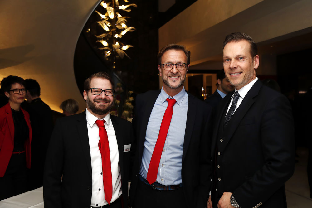 Michael Lux und Markus Mehr (beide auto-illustrierte), Michael Glinski (Porsche).