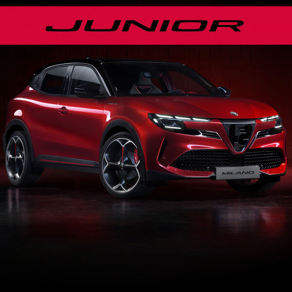 Kein Witz: Der Alfa Milano heisst Junior